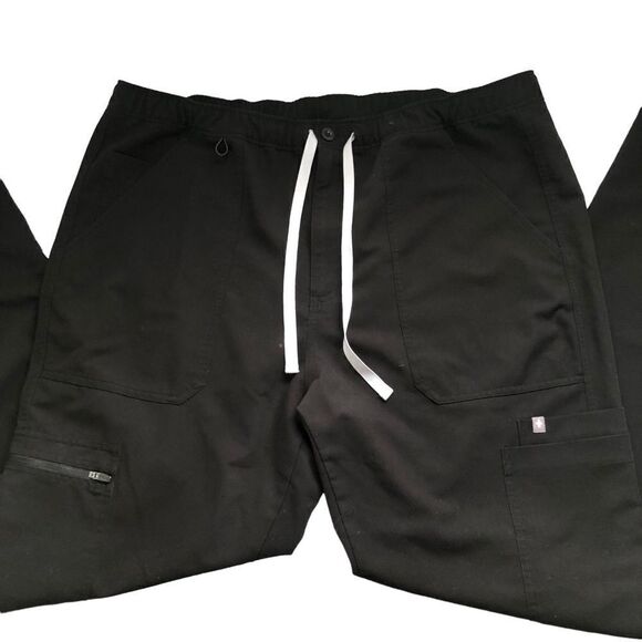 Figs Technical Collection Cairo Cargo Scrub Black Size XL Reg Length - Picture 5 of 14
